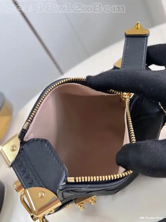 AAA Pruses Bags LOUIS Side VUITTON PM-18*12.5*8CM Trunk 0524